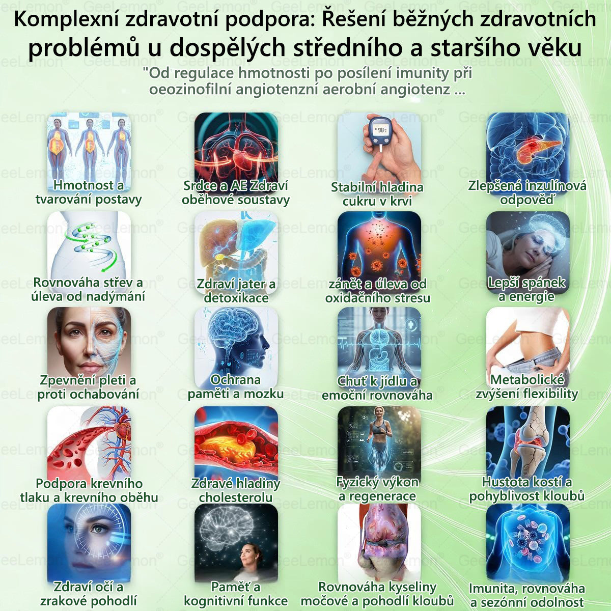 Oficiální prodejna BENU | 🎁 𝐆𝐞𝑒𝑙𝑒𝐦𝐨𝐧® Glum𝐚𝐬𝐞tide 8 v 1 – Zeštíhlující nano mikrojihlový náplast 🇨🇿 Jen 1× denně ✅ Viditelné změny za 7 dní – na obezitu, kardiovaskulární zdraví, diabetes a kloubní problémy